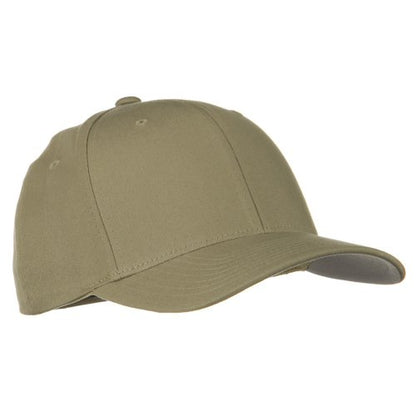 V-Flexible Cotton Twill Cap - color: Khaki, size: Small-Medium