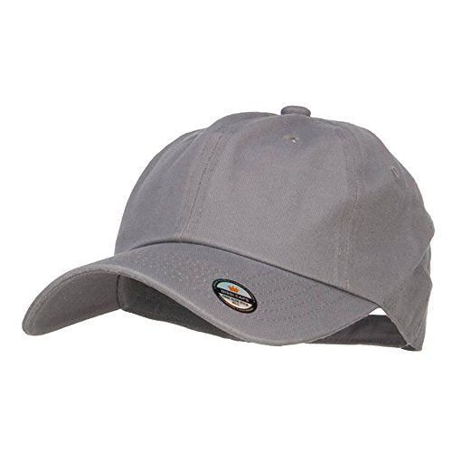 Nissi Unstructured Cotton Twill Washed Cap - color: Grey