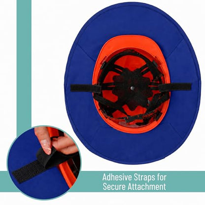UNCO- Hard Hat Sun Shield, Blue - color: Blue, size: 1 Pack