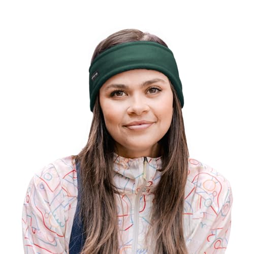 Turtle Fur Bang Band - Warm Headbands for Men and Women - color: Forest