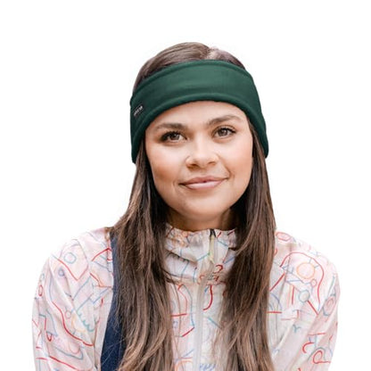 Turtle Fur Bang Band - Warm Headbands for Men and Women - color: Forest