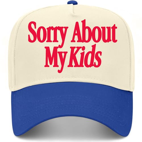 BROTHER TRUCKERS Sorry About My Kids Hat - color: Royal/Natural