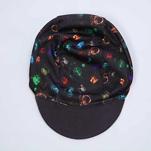 Multicolor Cycling Cap - Polyester Cycling Hat-Under Helmet - Cycling Helmet Liner Breathable&Sweat Uptake - color: Aa10