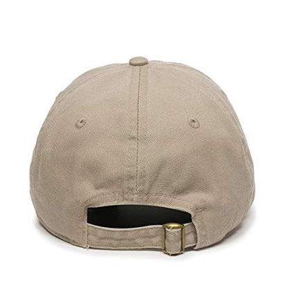 Pigeon Baseball Cap Embroidered Cotton Adjustable Dad Hat - color: Khaki