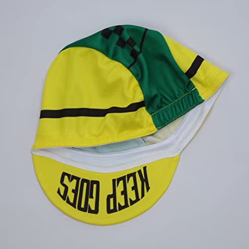 Man's Cycling Cap - Polyester Road Cycling Hat-Under Helmet - Cycling Helmet Liner Breathable&Sweat Uptake - color: Ccn