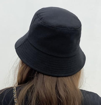 DIYDECAL Summer Bucket Hat,Beach Sun Hat Double-Sided Fisherman Hat for Men Women - color: Beige
