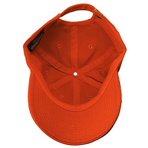 Falari Classic Baseball Cap Dad Hat 100% Cotton Soft Adjustable Size - color: Orange