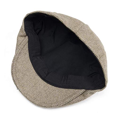 Toddler Wool Tweed Newsboy Cap - color: Style3, size: 6-8 Years