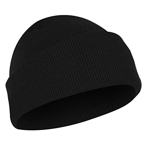 Rothco Deluxe Fine Knit Watch Cap - color: Black