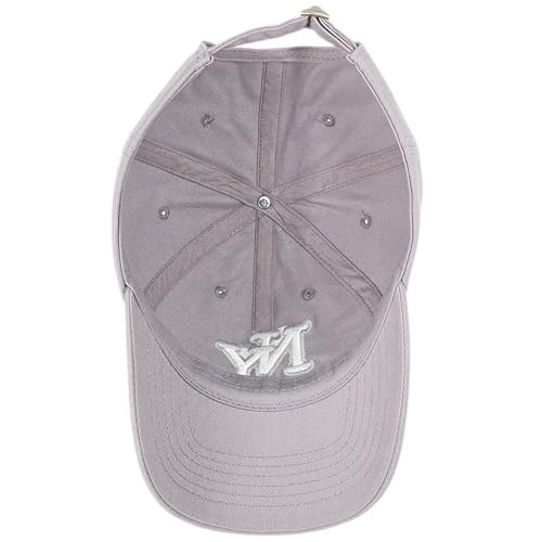 NY 3D Embroidered Dad Hat - New York Baseball Cap - color: Gray - White