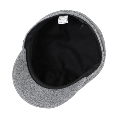 Women Rhinestone Hat Band Newsboy Hat Cabbie Baker boy Hat Beret Cap - color: Grey