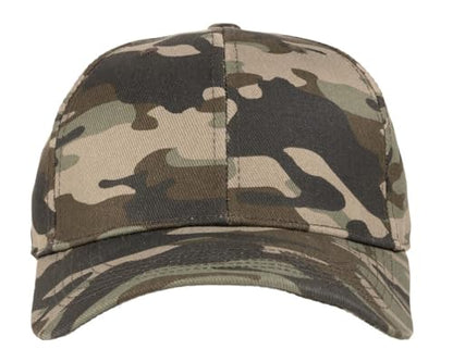 TK Flex Blank Hats, Adjustable Plain Hats, Casual Women's and Men's Hats, Baseball Caps for Patches and Embroidery, 12 Pack - color: Jungle Camo
