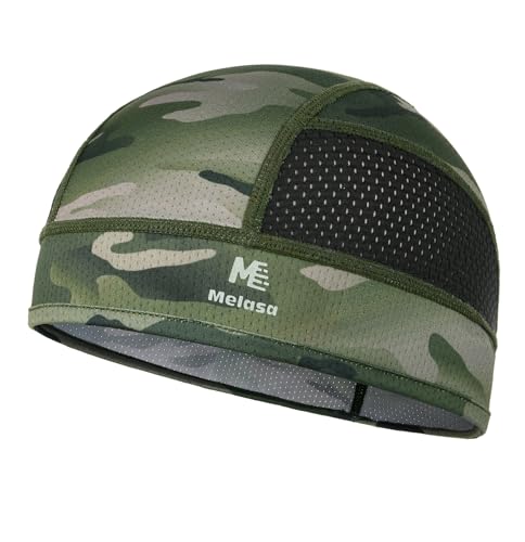 MELASA Cooling Skull Cap Breathable Sweat-Wicking Under Helmet - color: Camouflage Army Green