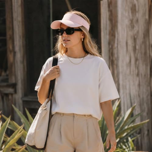 STARANCE Unisex Sun Visor Cap for Men Woman - color: Pink