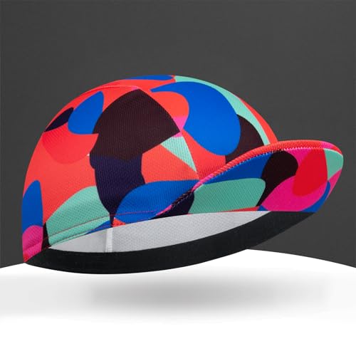 Cycling Cap with Sun Visor, Lightweight Polyester Bike Hat for Men & Women - color: Ck30