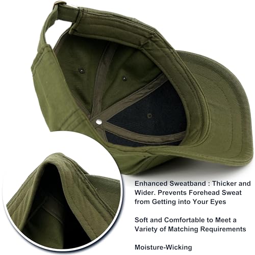 Loneshark Short Brim Baseball Hat for Running Small Bill Umpire Cap - color: Green
