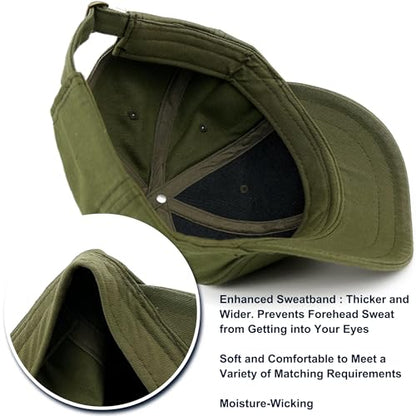 Loneshark Short Brim Baseball Hat for Running Small Bill Umpire Cap - color: Green