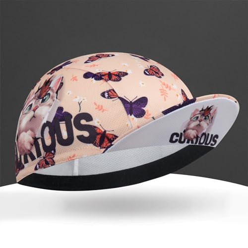 Cycling Cap for Man and Woman Cycling Hat Under Helmet-Polyester Breathable Sweat Absorbent - color: Flo-34