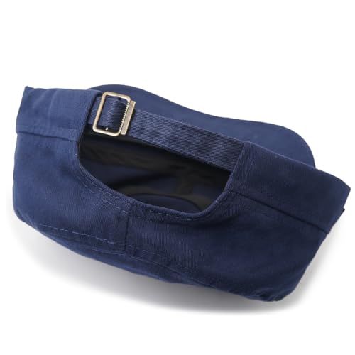 Army Cadet Cap for Men Women Military Flat Top Cap Baseball Caps - color: Navy Blue
