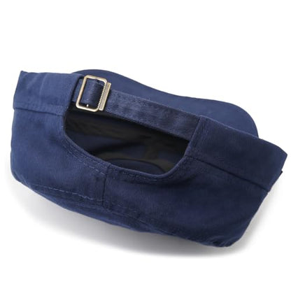 Army Cadet Cap for Men Women Military Flat Top Cap Baseball Caps - color: Navy Blue