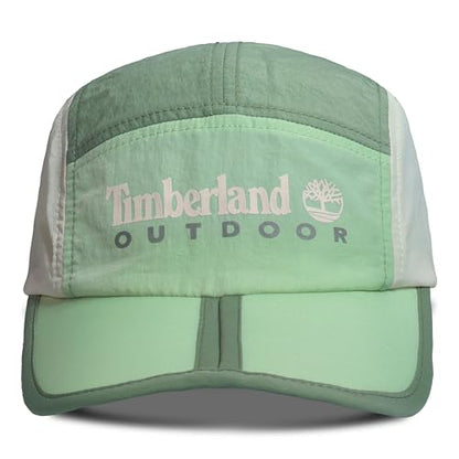Timberland Mens Split Brim Foldable Camp Hat, Adjustable Panel Hat, Lightweight - color: Cameo Green Multi (Light Green)
