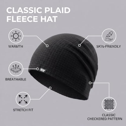 LONGLONG Winter Slouchy Beanie Hat Lightweigh Warm Skull Cap for Men Women - color: Black