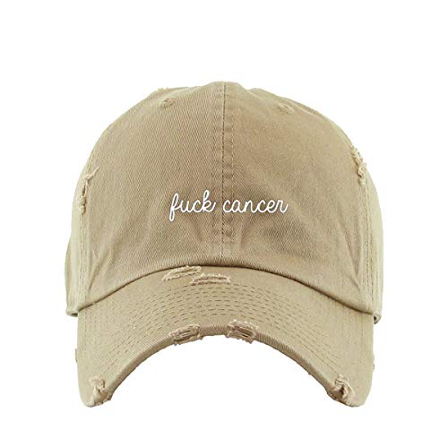 Send Dog Pics Vintage Baseball Cap Embroidered Cotton Adjustable Distressed Dad Hat - color: Khaki
