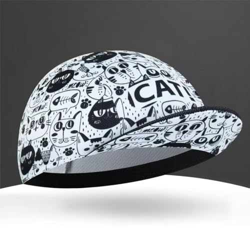 Cycling Cap for Man and Woman Cycling Hat Under Helmet-Polyester Breathable Sweat Absorbent - color: Flo-15
