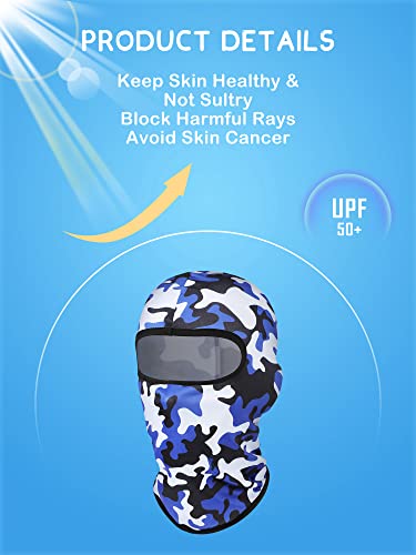 Geyoga 8 Pcs Balaclava Ski Mask Sun Protection
