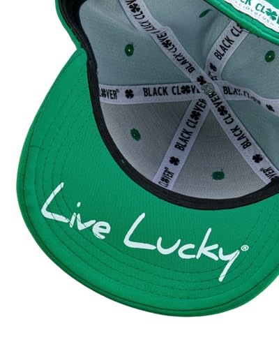 Black Clover Premium Flex Cap - color: 58 - Green/White, size: Small-Medium