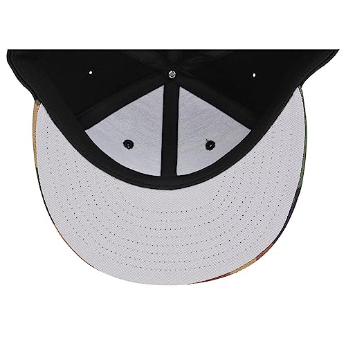 Lids Blank Dime Adjustable Snapback Hat - color: Black/Camo