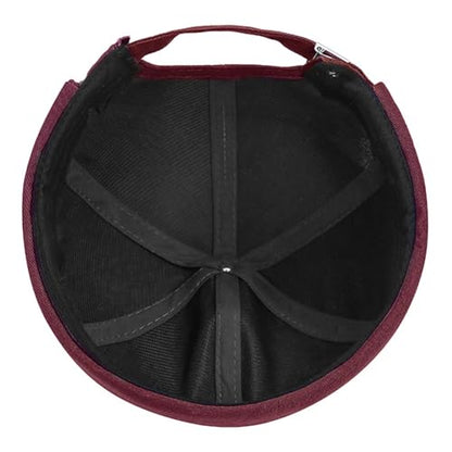 DIYDECAL Brimless Docker Cap,Skullcap Beanie, Retro Sailor Hat for Mens Womens - color: Wine