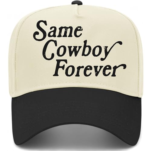 Same Cowboy Forever Hat - color: Black/Natural
