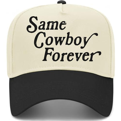 Same Cowboy Forever Hat - color: Black/Natural