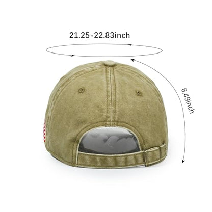 USA 250th Anniversary Baseball Cap Patriotic Embroidered American Hat - color: 3-khaki