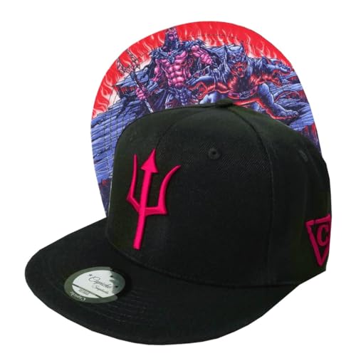 Capiche [99+ Variations] Special Series Snapback Cap - One Size Unisex Men - color: Hades Black
