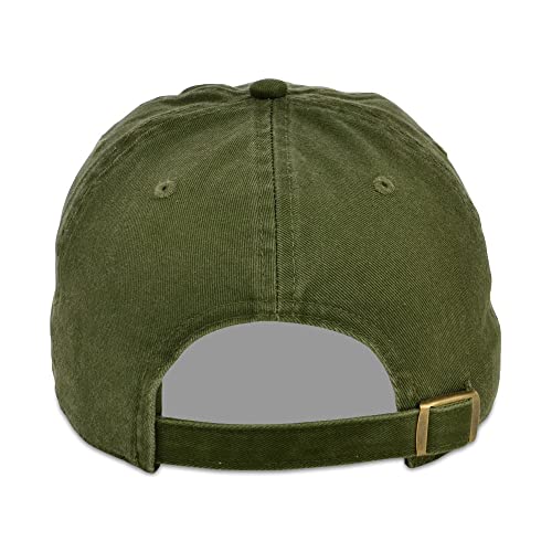 Lids Blank Baseline Dad Adjustable Strapback Hat - color: Olive