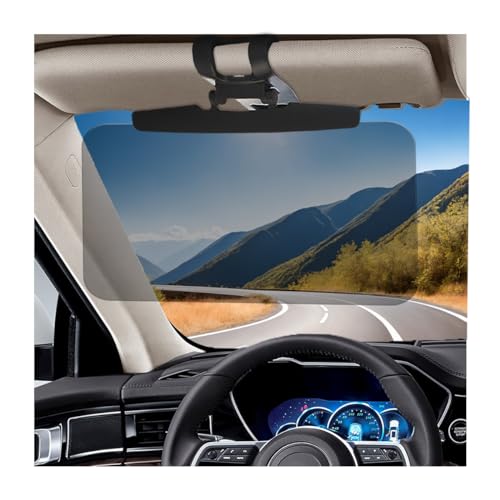 Ohleats Sun Visor for Car, 12.6"×5.7" Anti-Glare Polarized Sun Visor Extender with PC Lens, Adjustable Visor Extension Filtering UV Rays for Safe Driving, Car Accessories (2 PCS) - size: 2 PCS