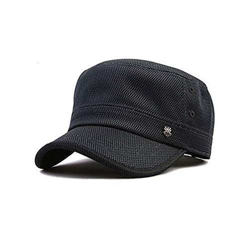 WITHMOONS Cadet Cap Original Military Adjustable Style Vintage Hat MAAC0787 - color: Charcoal