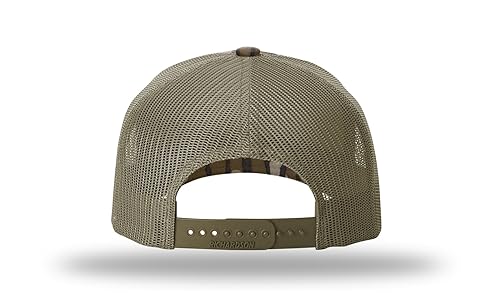 Richardson 112FP & 112PFP Classic Fit Five-Panel Snapback Trucker Cap |OSFM - color: Bottomland/Loden