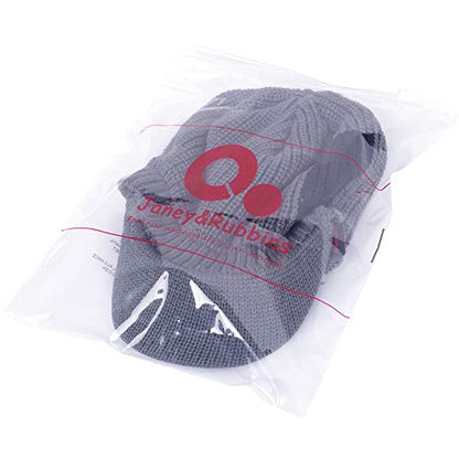 Women's Contrast Patch Visor Beanie Winter Knit Hat with Birim Fleece Lining Baseball Cap - color: Gray