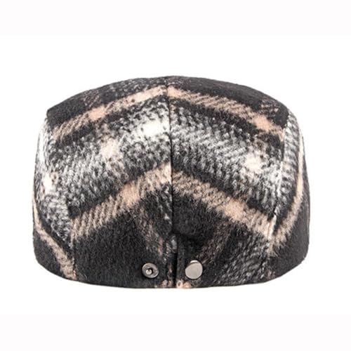 Idopy Men`s Classic Adjustable Ivy Irish Newsboy Golf Cap Hat - color: 451 Black