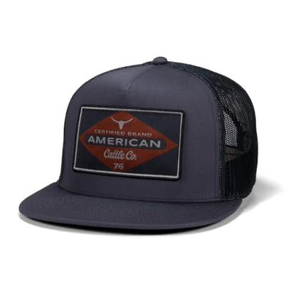 Billboard Adjustable Snapback Western Hat - color: Charcoal