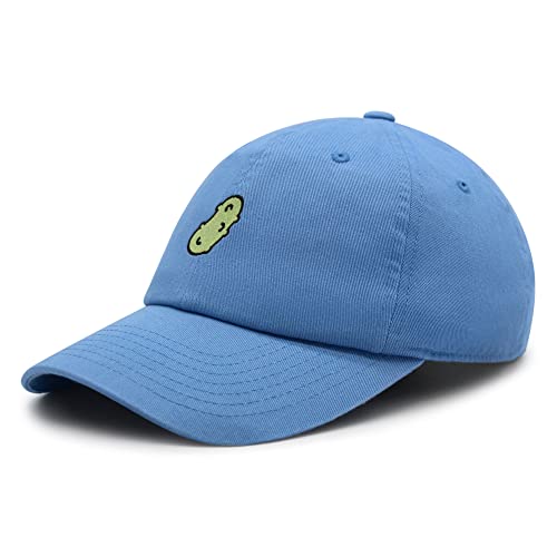 JPAK Pickle Premium Dad Hat Embroidered Cotton Baseball Cap Dill Juice - color: Light Blue