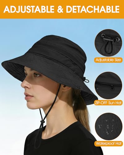 Sun Bucket Hats for Women UV Protection, Summer Beach Hat