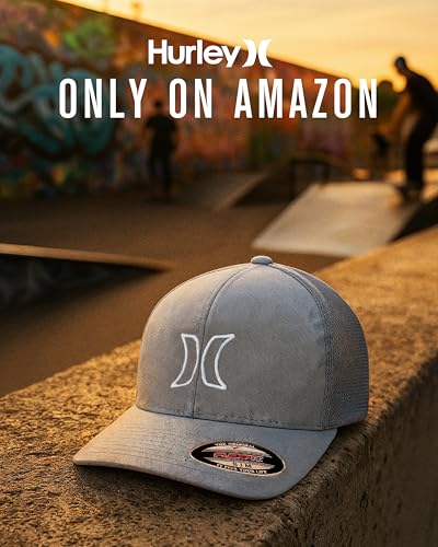 Hurley Mens Trucker Hat - color: Dark Grey Heather, size: Small-Medium