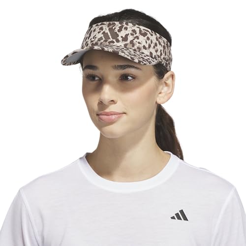 adidas Womens Superlite 3 Visor Casual - Black - color: Leopard Crystal Linen-dark Brown/Dark Brown/3