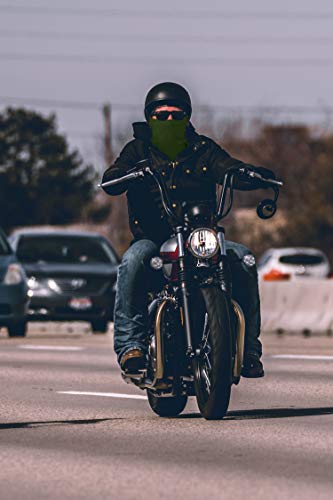 Balaclava Face Mask Adjustable Windproof UV Protection Hood - color: Army Green