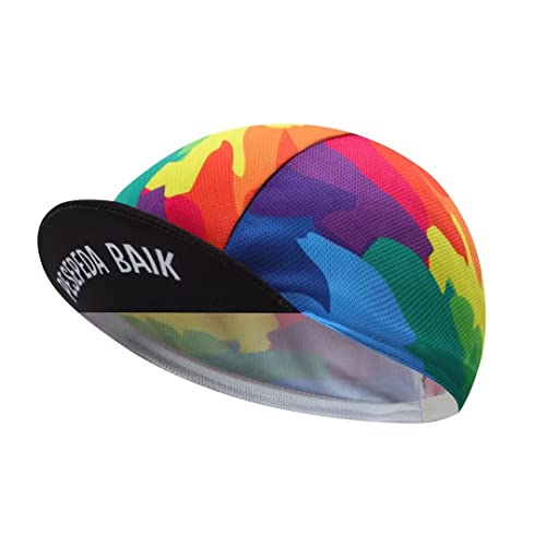 Man's Cycling Cap - Polyester Road Cycling Hat-Under Helmet - Cycling Helmet Liner Breathable&Sweat Uptake - color: Cck