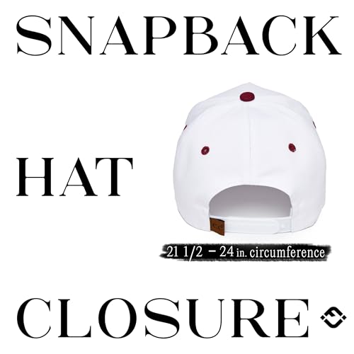 Funky Junque Trucker Snapback Hat - color: Game Day - Burgundy/White